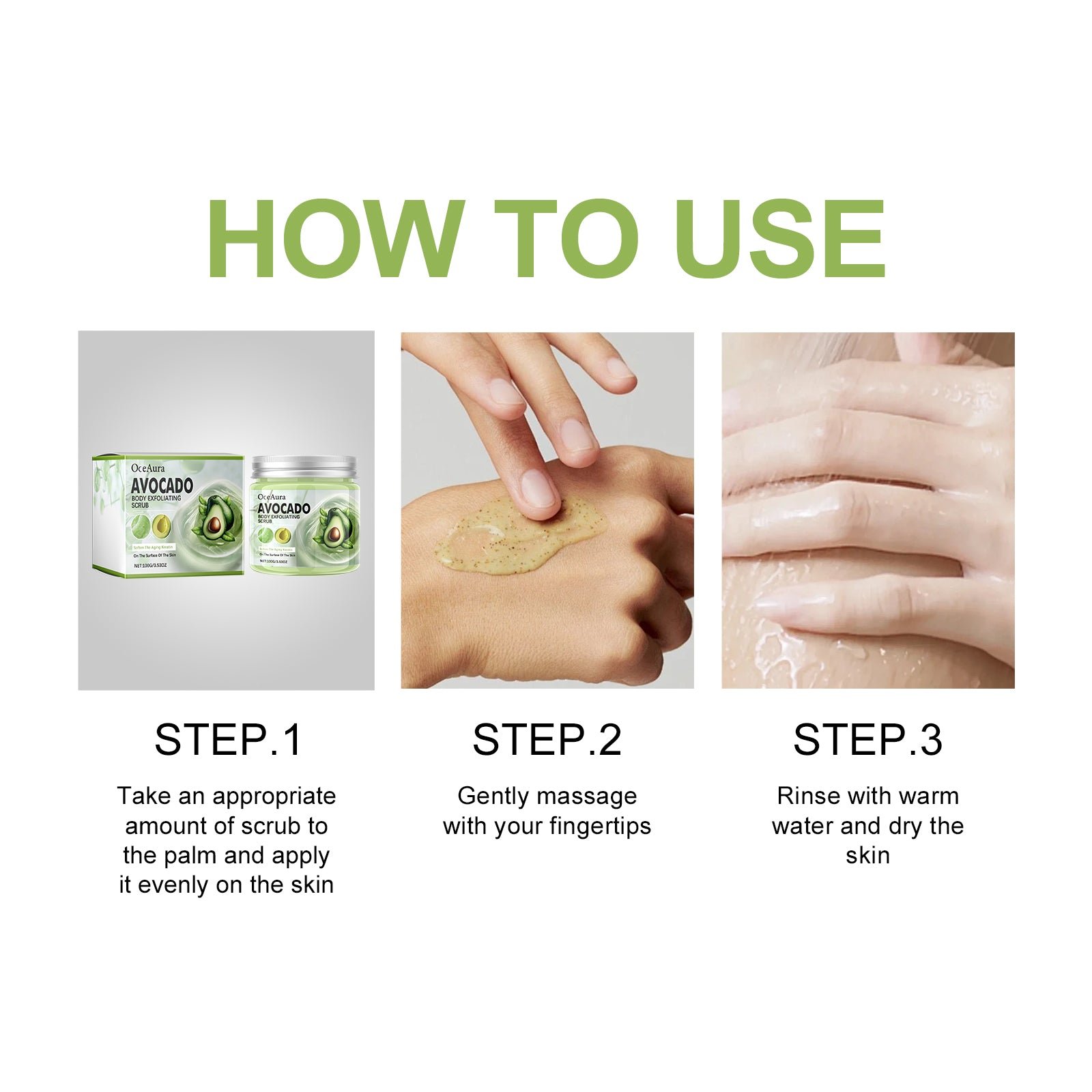 Avocado Body Scrub | Brightening & Smoothing