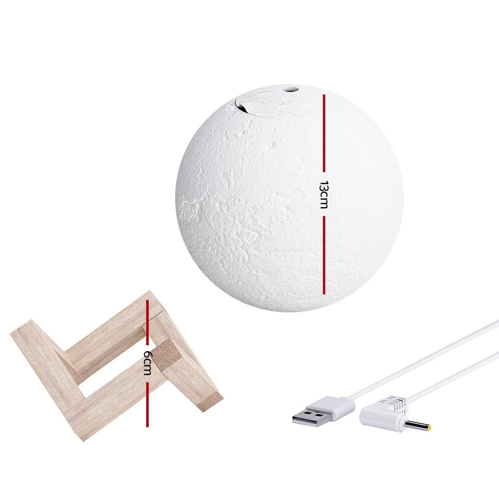 Ultrasonic Aroma Diffuser | Moon Lamp | 880ml