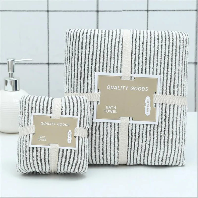 Bamboo Charcoal Towel Set | Soft & Absorbent