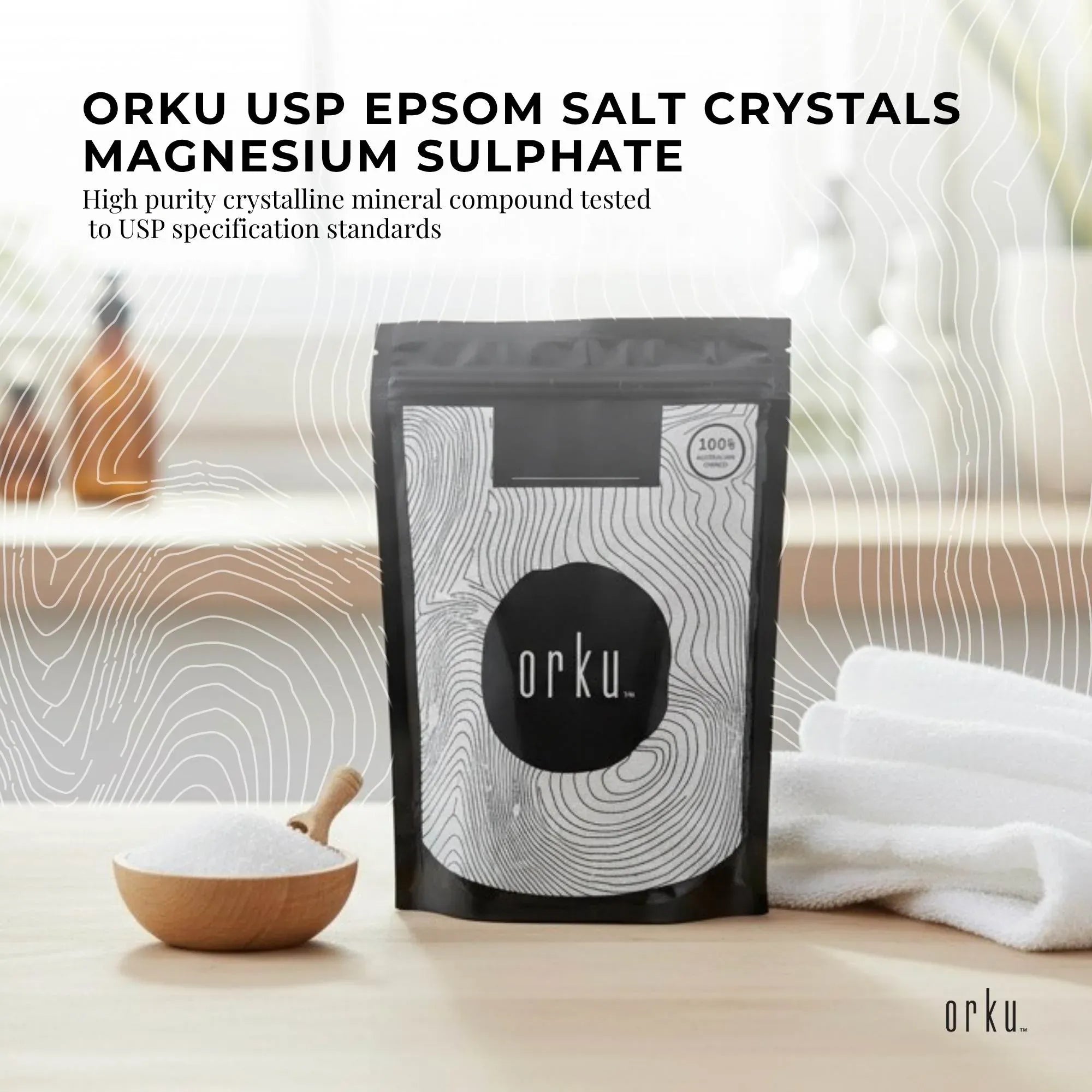 Epsom Salt Crystals | Magnesium Sulphate | 400g