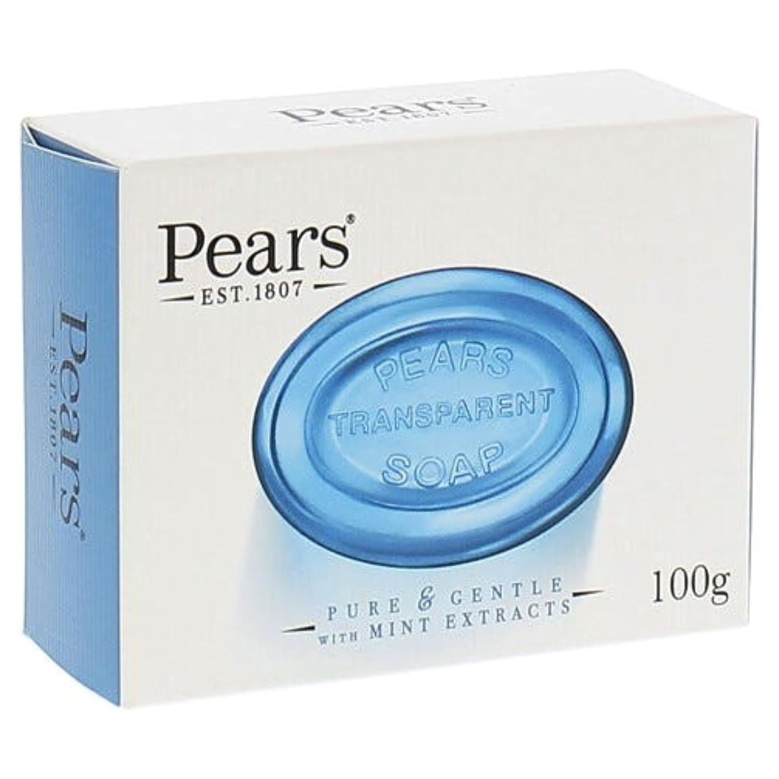 Pears Transparent Soap Bar | Mint Extracts | 100g